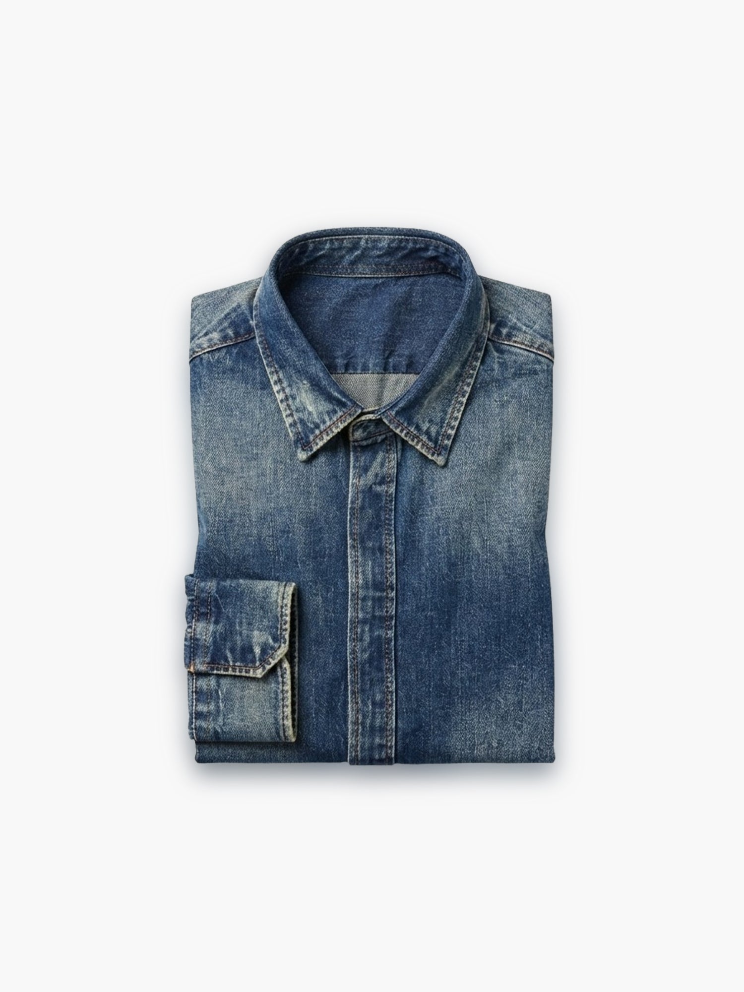 Denim Cotto Regular Shirt